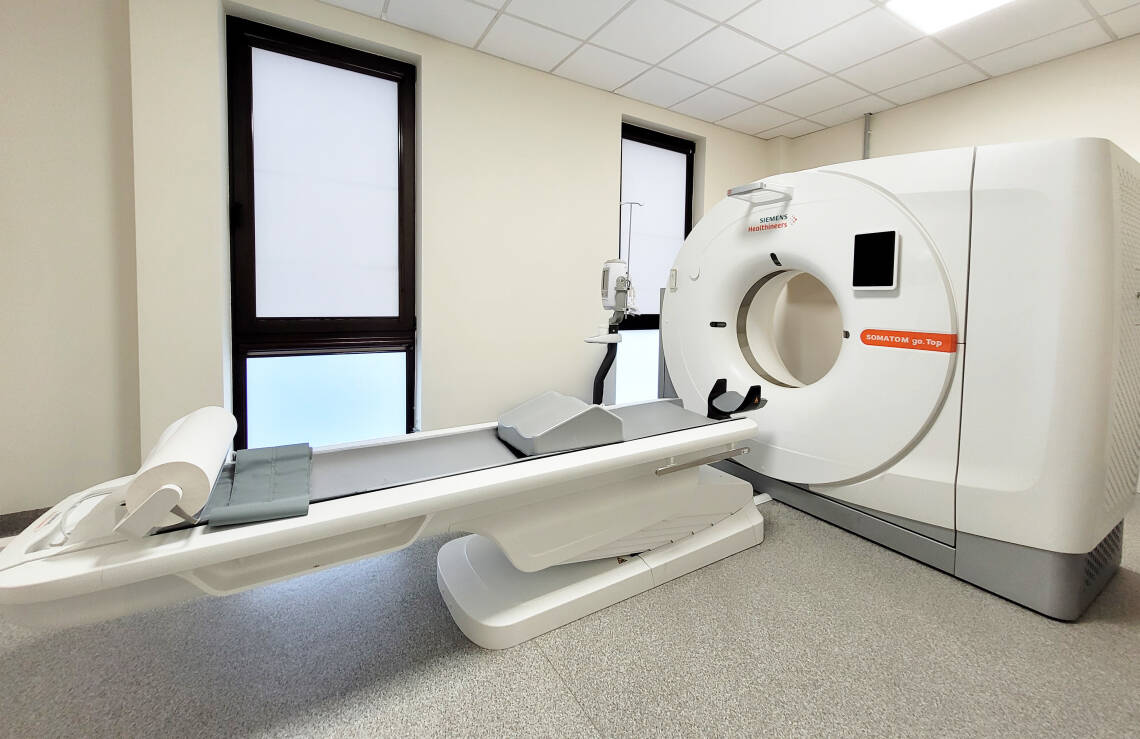 Kompiuterinės tomografijos tyrimas ypač naudingas nustatant vidaus organų pažeidimus 